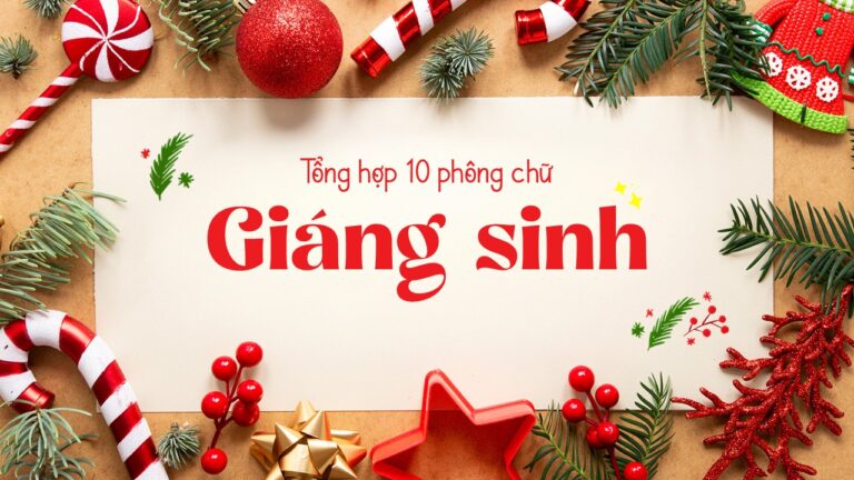 font chữ giáng sinh đẹp việt hóa