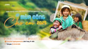 backdrop banner thiện nguyện vùng cao