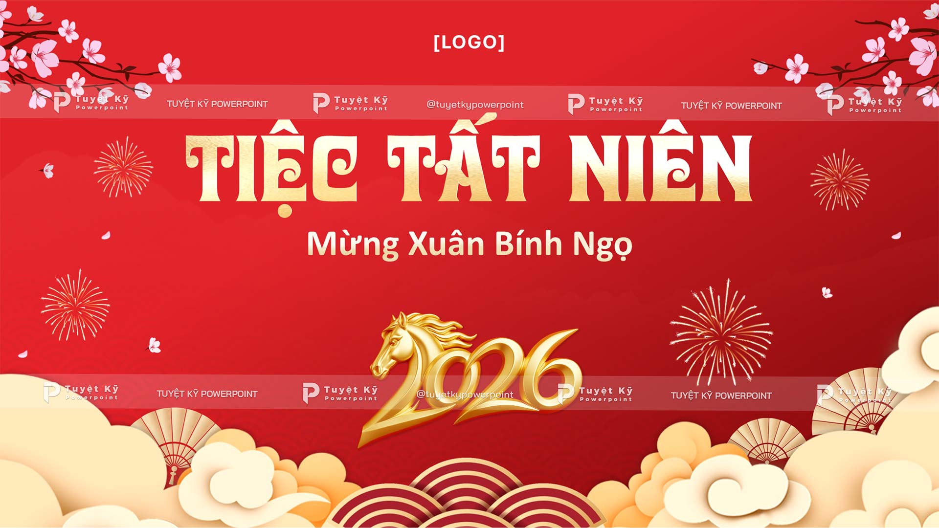 backdrop banner tiệc tất niên