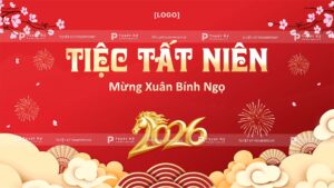 backdrop banner tiệc tất niên