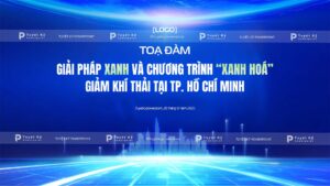 backdrop banner tọa đàm giải pháp khoa học