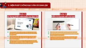 biện pháp chống đạo văn và gian lận
