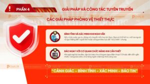 giải pháp và công tác tuyên truyền và phòng chống lừa đảo bắt cóc online