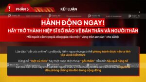 kết luận tuyên truyền và phòng chống lừa đảo bắt cóc online