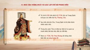 nhà tần thống nhất và xác lập chế độ phong kiến