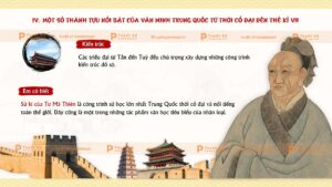 thành tựu nổi bật của văn minh trung quốc cổ đại