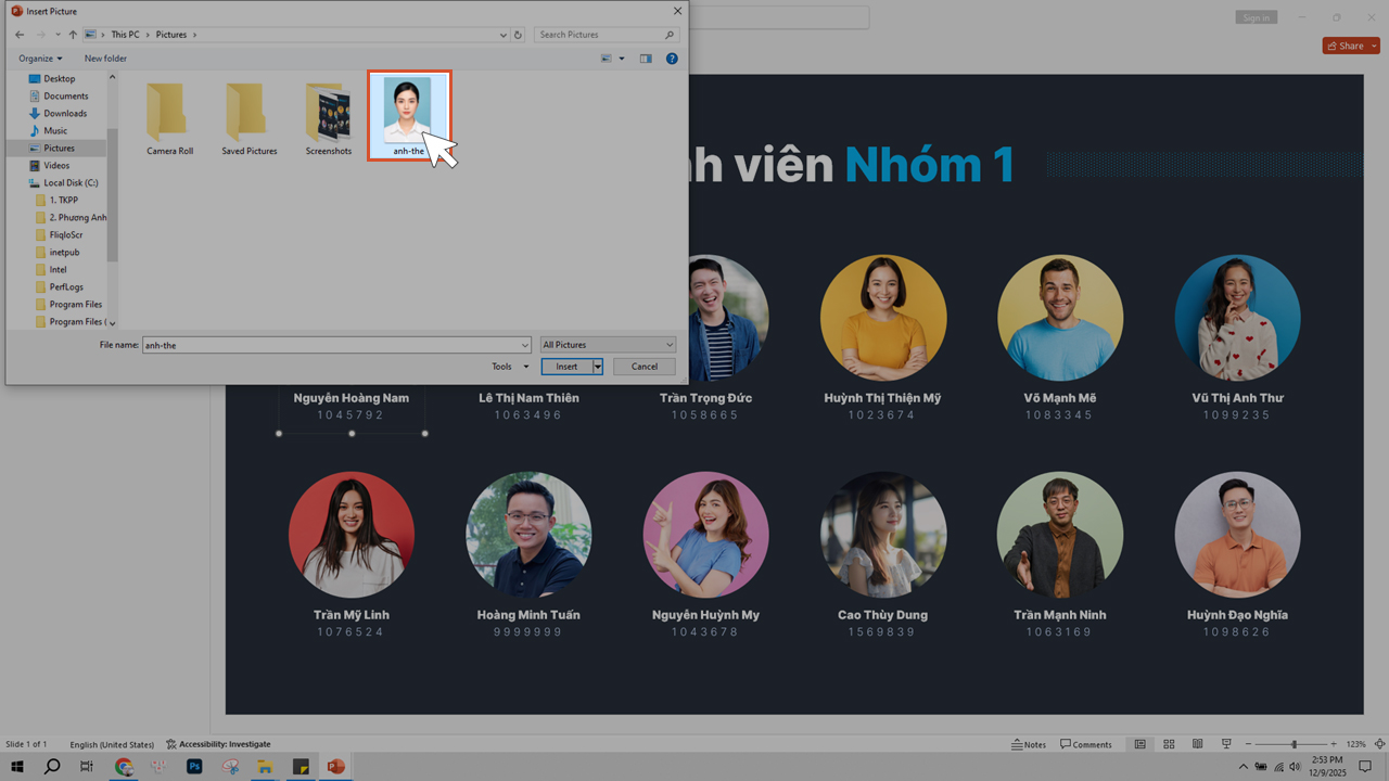 thay ảnh không mất hiệu ứng trong powerpoint