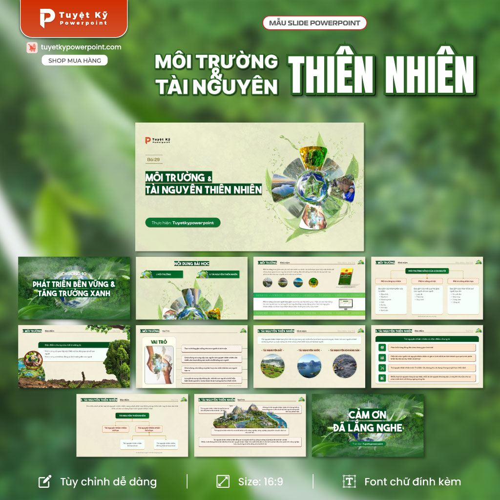 môi trường và tài nguyên thiên nhiên địa lí 10