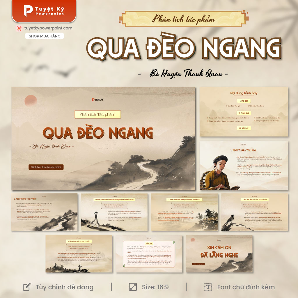 phân tích tác phẩm qua đèo ngang