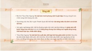 tổng kết phân tích tác phẩm qua đèo ngang