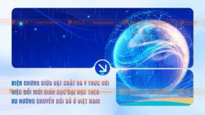 biên chứng giữa vật chất và ý thức với việc đổi mới giao dục đại học theo xu hướng chuyển đổi số ở việt nam