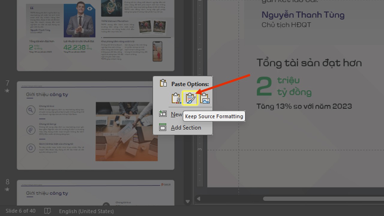 cách coppy slide trong powerpoint giữ nguyên hiệu ứng dễ áp dụng