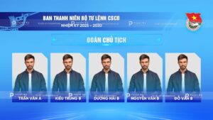 danh sách đoàn chủ tịch