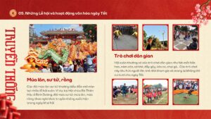 những lễ hội và hoạt động văn hóa ngày tết