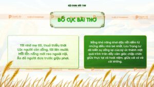 phân tích nội dung tác phẩm nắng mới ngữ văn lớp 8