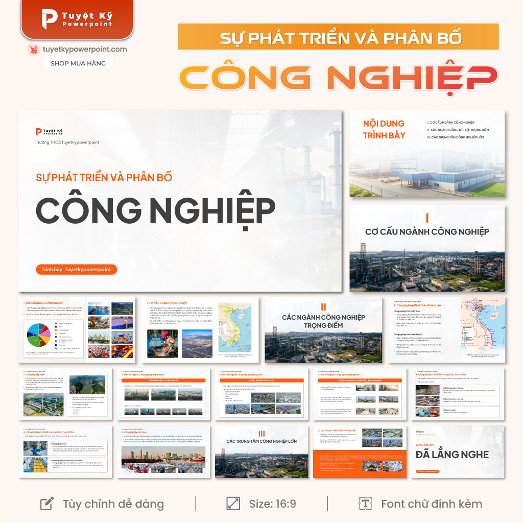 sự phát triển và phân bổ công nghiệp