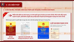 tuyên truyền phổ biến giáo dục về quản lý không gian mạng