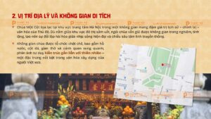 vị trí địa lý và không gian chùa một cột