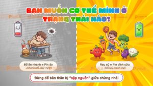 đồ ăn ảnh hướng đến trạng thái cơ thể