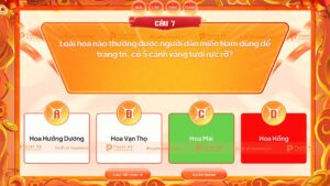 mẫu câu hỏi quiz game hái lộc đầu năm 4 đáp án