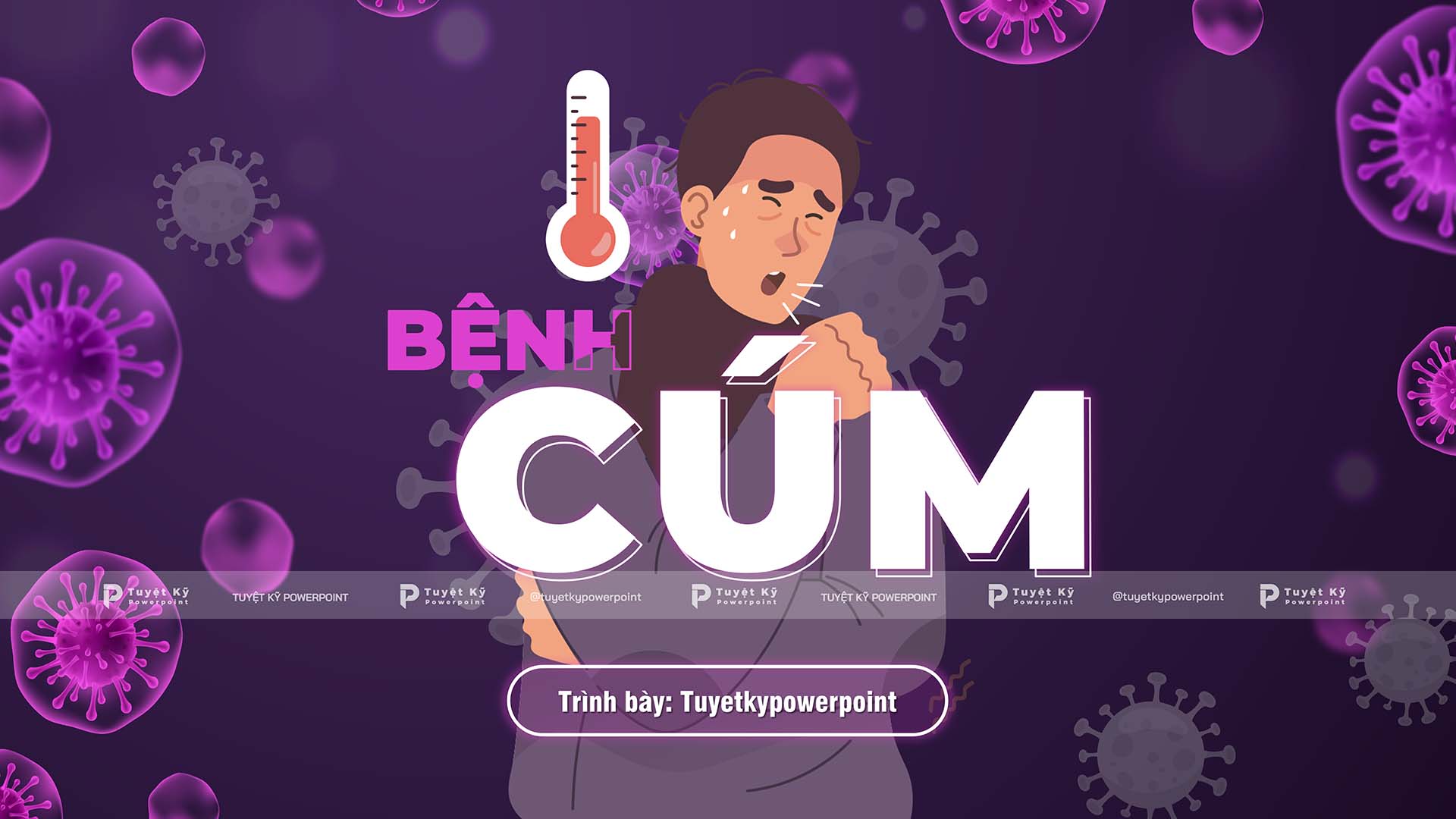 Mẫu slide bệnh cúm