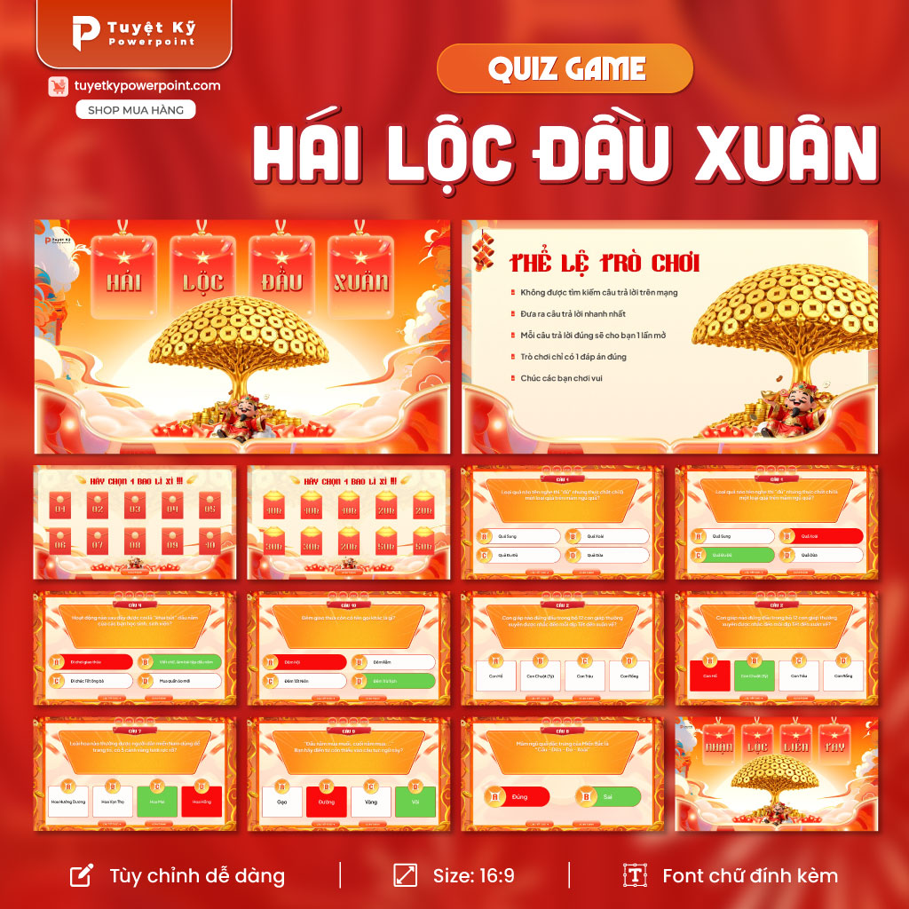 quiz game hái lộc đầu năm