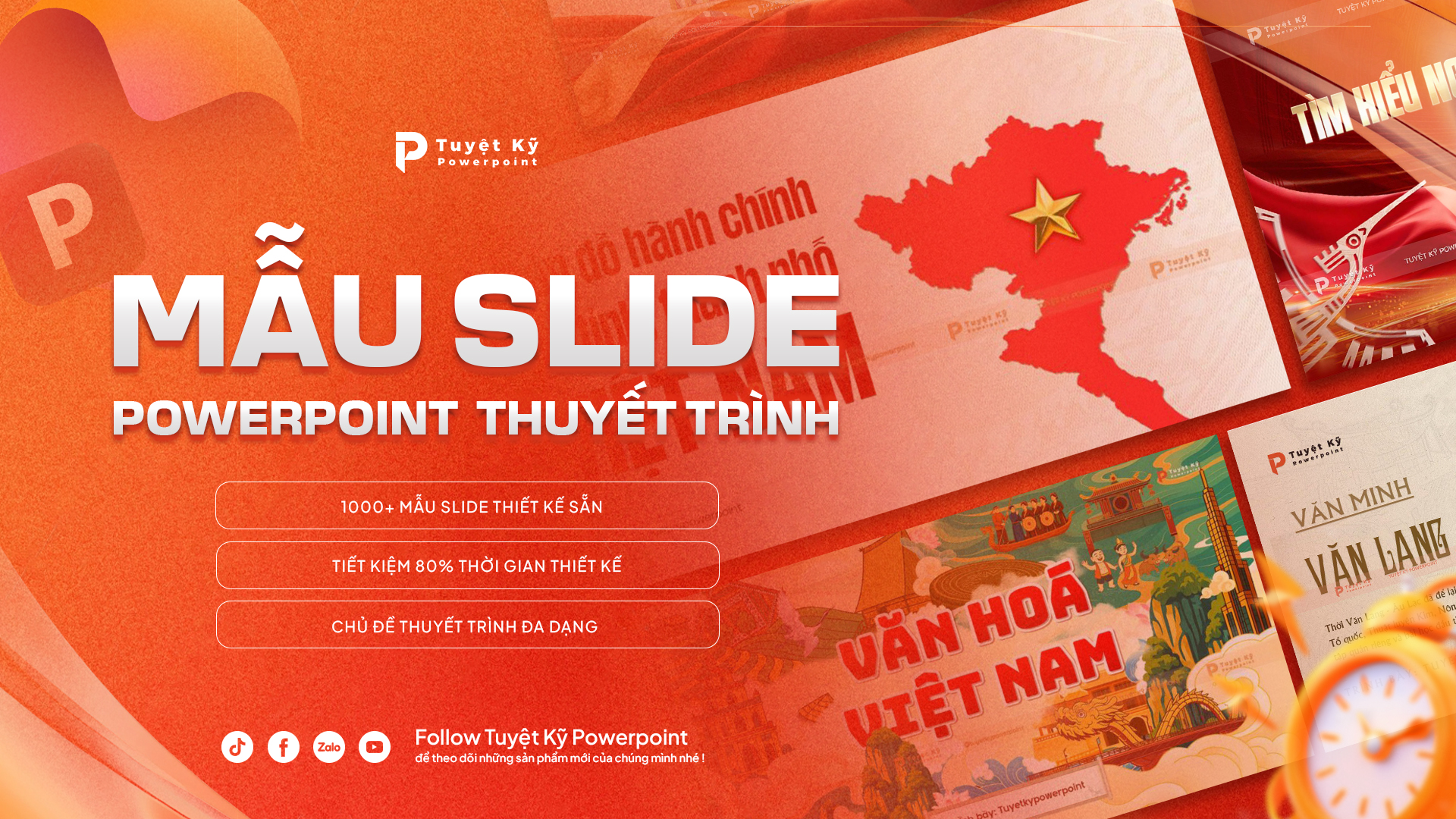 Mẫu slide Powerpoint giúp tiết kiệm thời gian