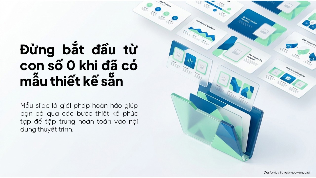 Không cần bắt đầu từ trang trắng khi đã có mẫu thiết kế sẵn