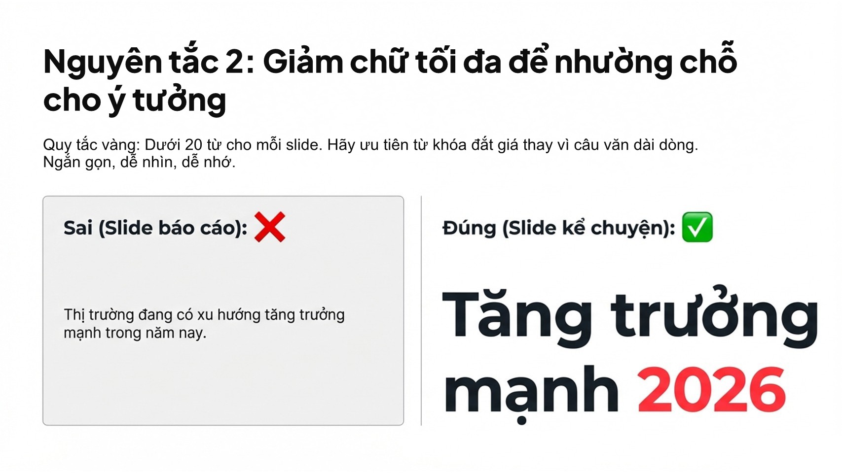 Giảm chữ tối đa