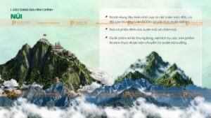 các dạng địa hình chính núi