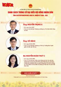 poster social danh sách trúng cử