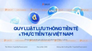 quy luật lưu thông tiền tệ và thực tiễn tại việt nam