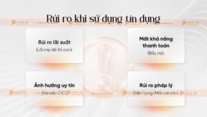 rủi ro khi sử dụng tín dụng