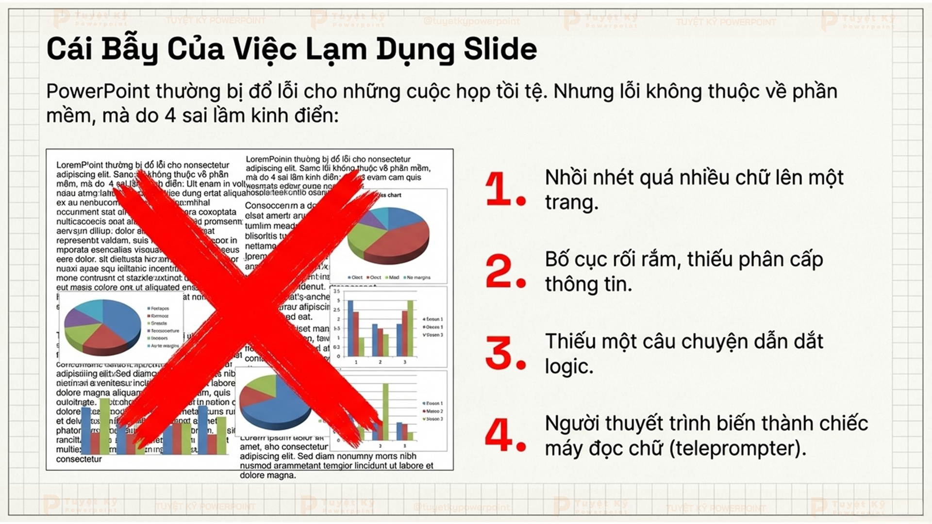 Cái bẫy của việc làm dụng slide