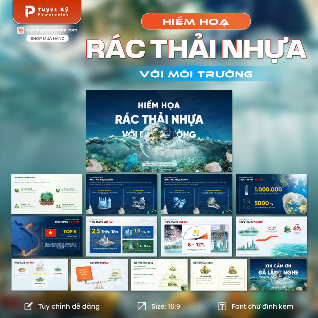 Slide Hiểm Họa Rác Thải Nhựa Với Môi Trường