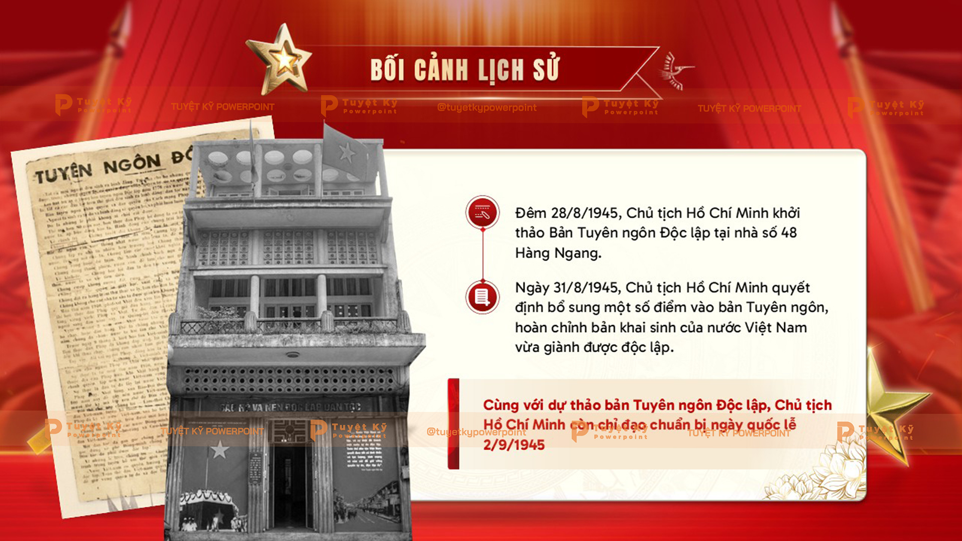 Nơi Bác Hồ viết bản Tuyên ngôn Độc lập