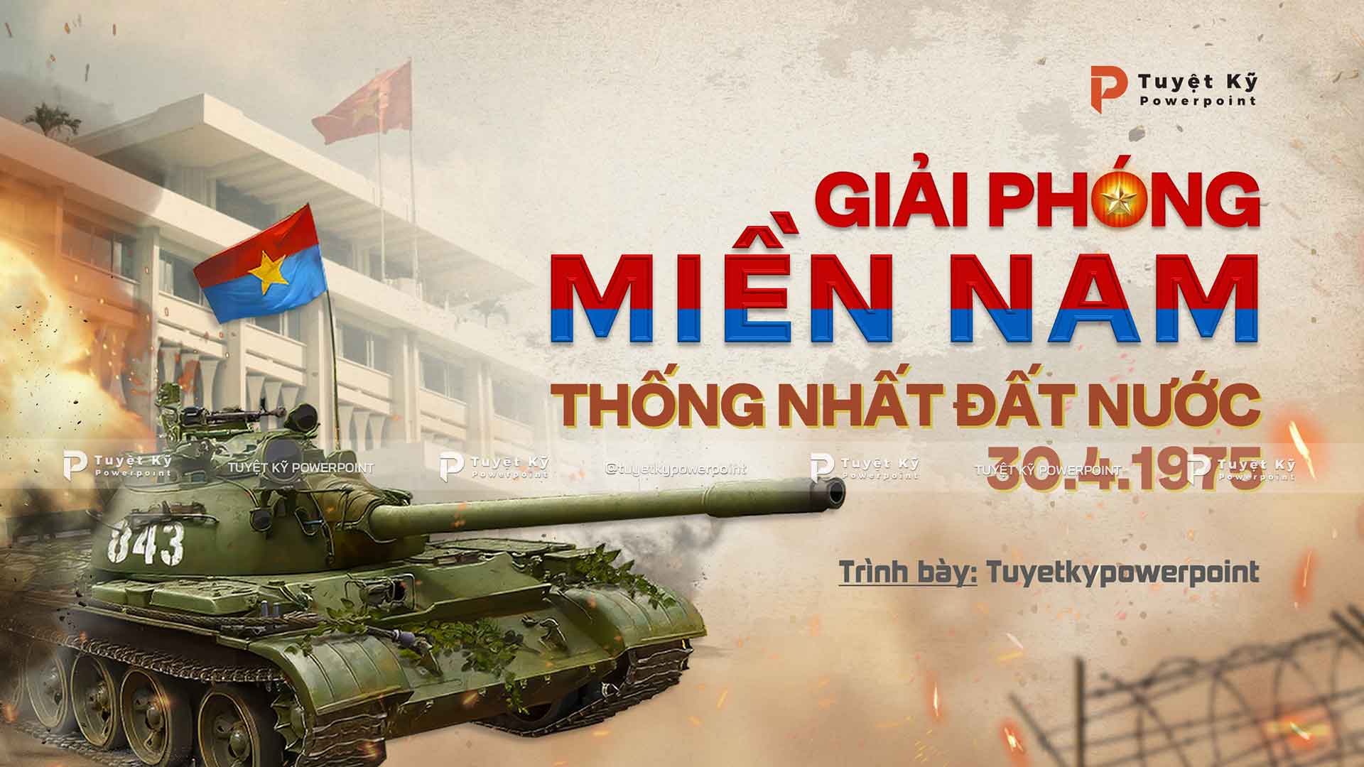 Mẫu slide các sự kiện lịch sử