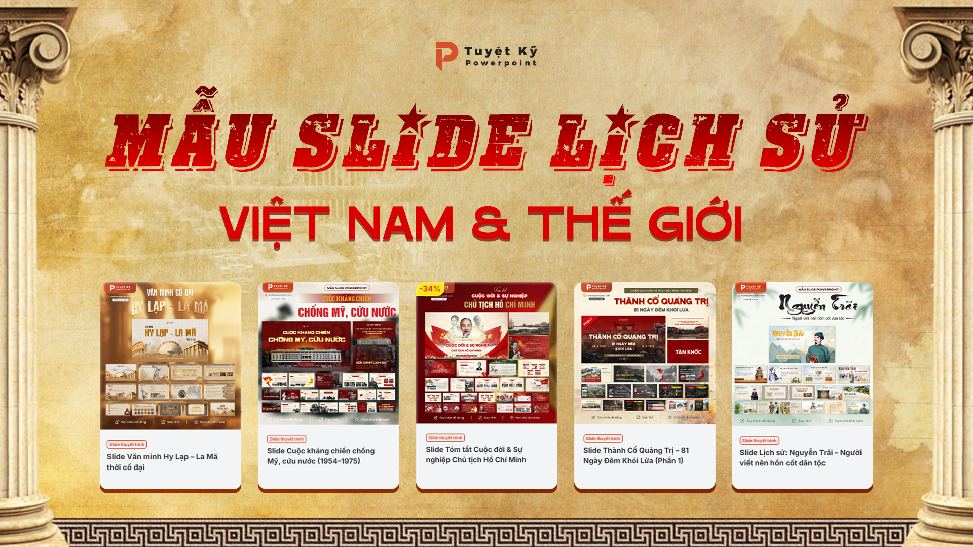 Mẫu slide thuyết trình lịch sử