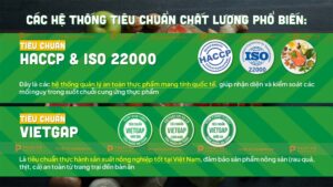 các hệ thống tiêu chuẩn kiếm soát chất lượng thực phẩm