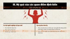 hệ quả của các quan điểm định kiến