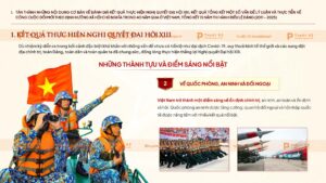 kết quả thực hiện nghị quyết đại hội XIII