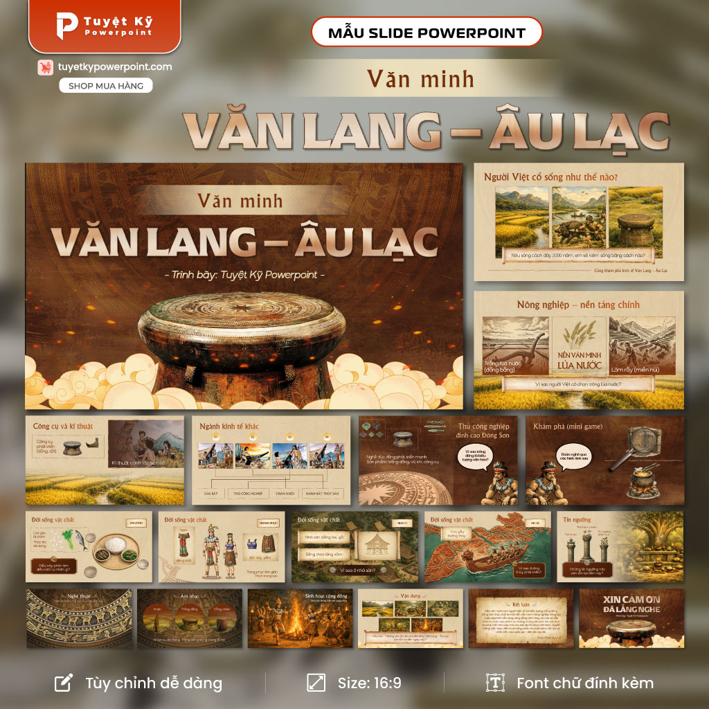 Slide Văn Minh Văn Lang - Âu Lạc