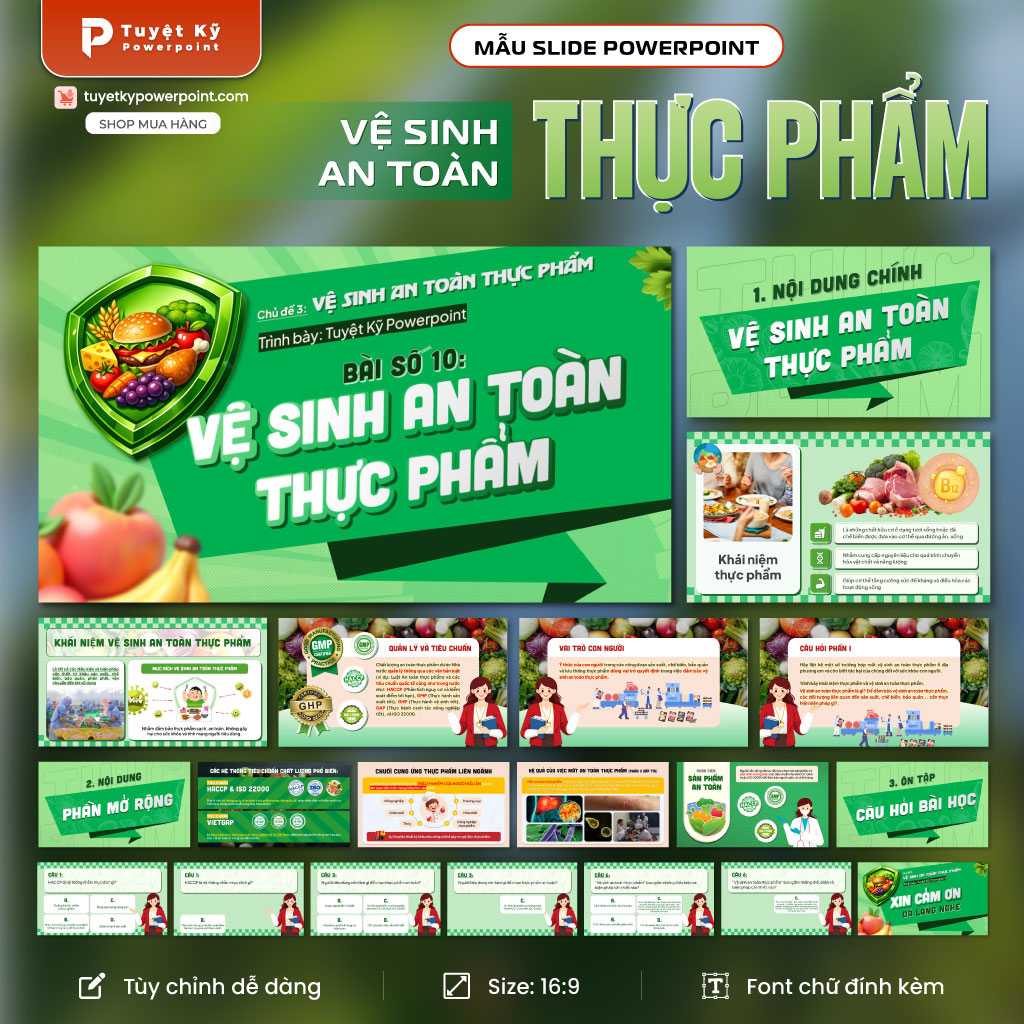 vệ sinh an toàn thực phẩm