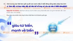 việt nam giải quyết tranh chấp ở biển đông bằng biện pháp hòa bình