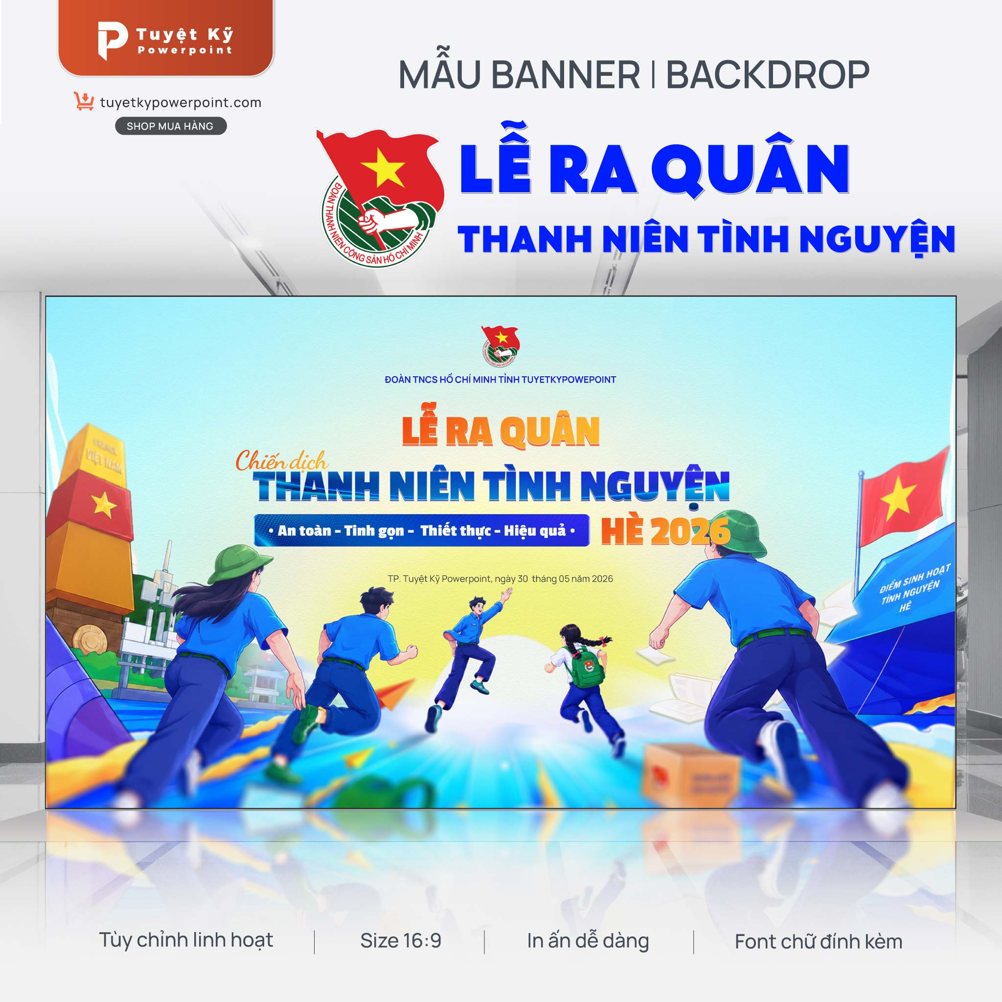 Banner Chiến dịch tình nguyện hè 2026