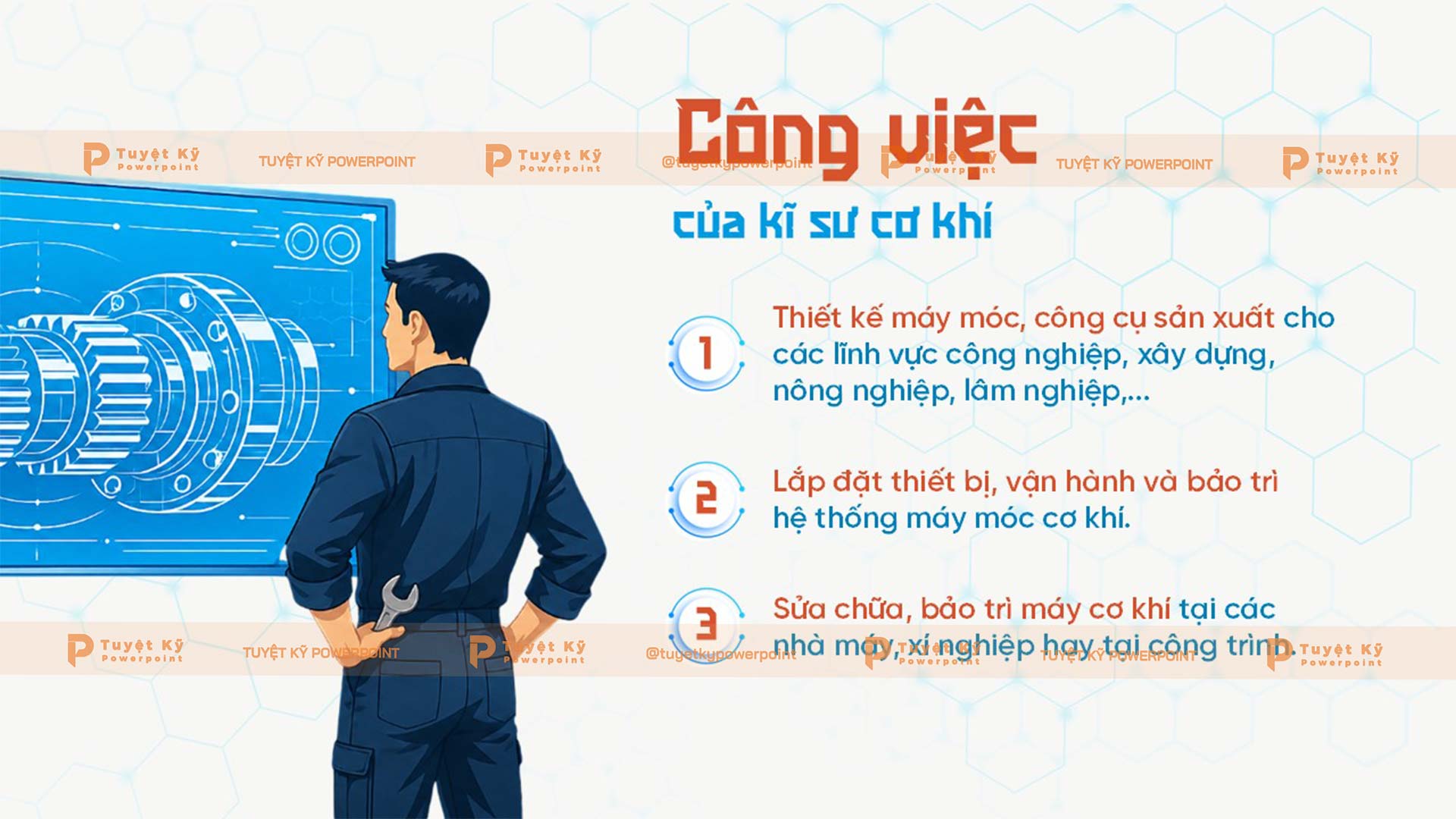 công việc của kĩ sư cơ khí