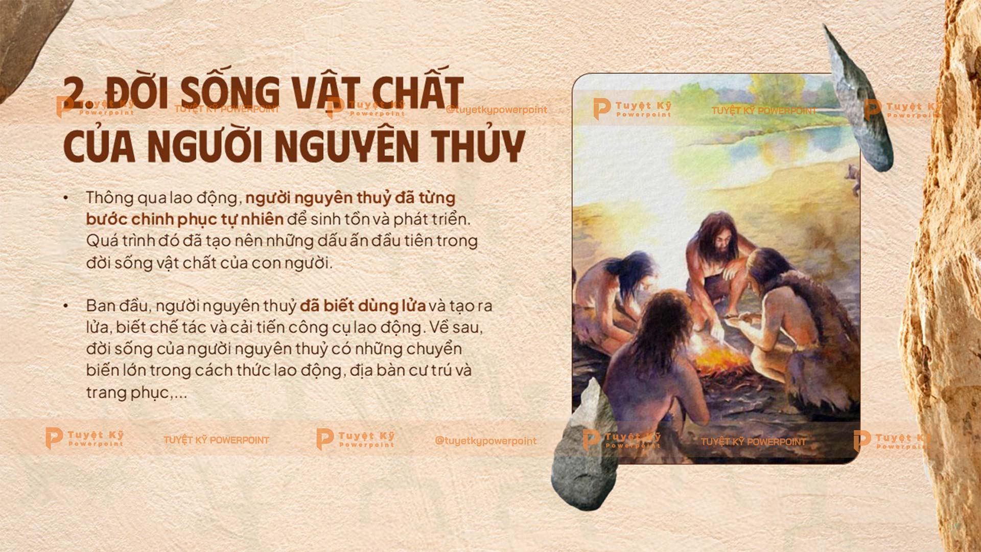 Đời sống vật chất của người nguyên thủy