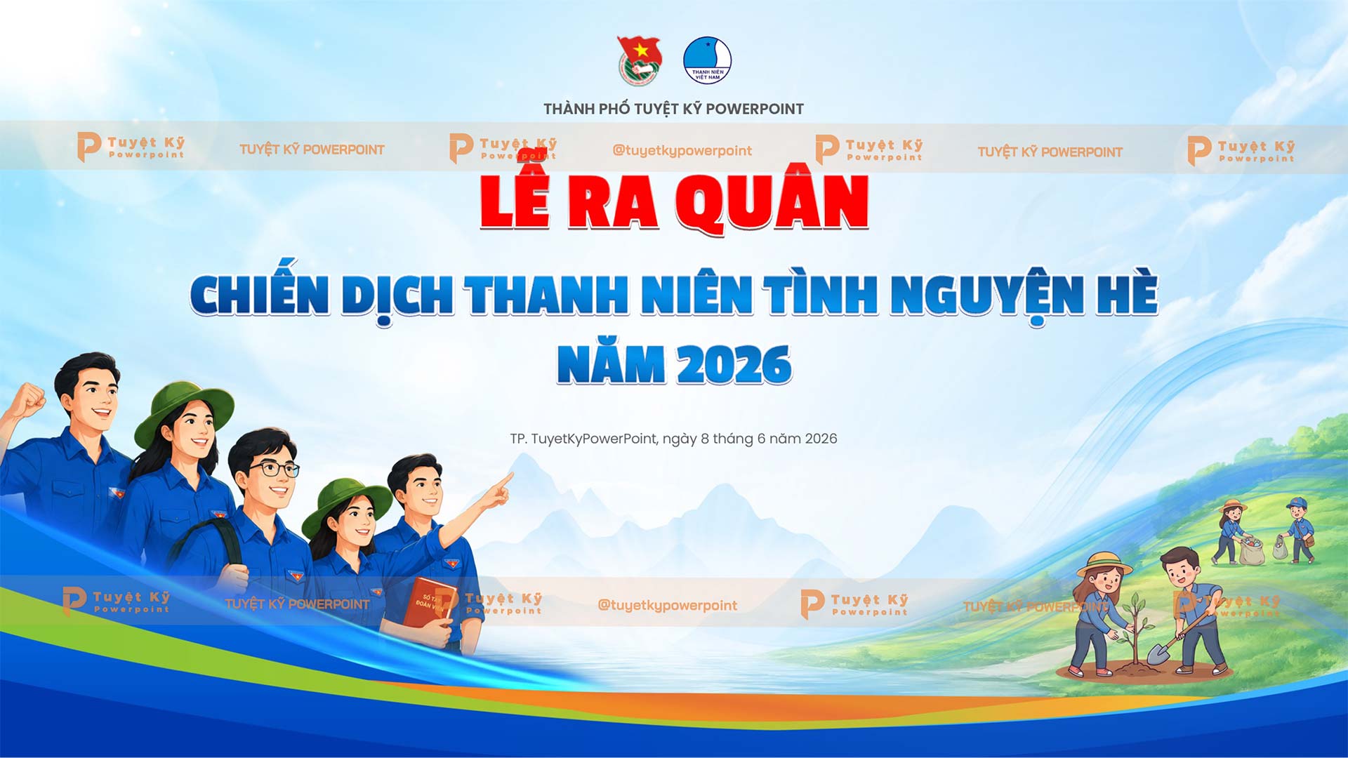 Lễ ra quân chiến dịch thanh niên tình nguyện hè 2026