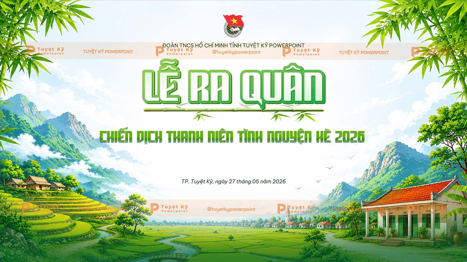 Lễ ra quân chiến dịch thanh niên tình nguyện hè 2026