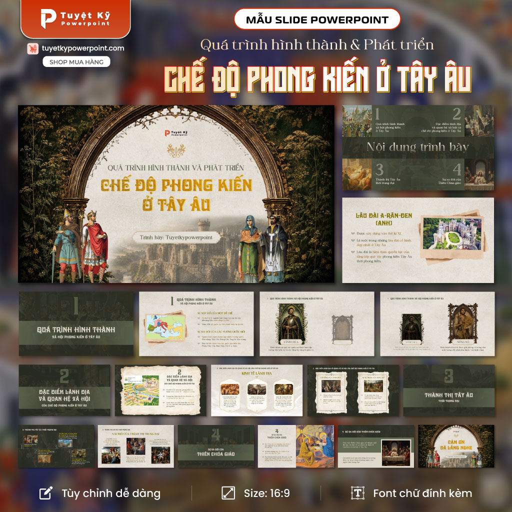 PPT Chế độ phong kiến ở Tây Âu